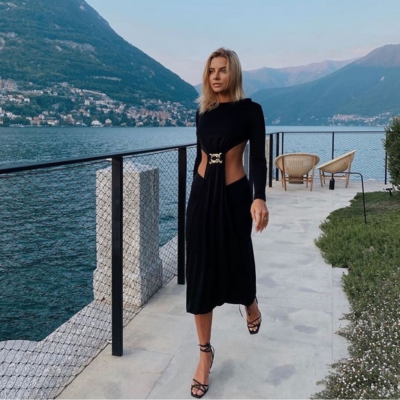 Dodo Bar Or Dresses & Skirts - DoDo Bar Or Tina Buckle-Detailed Cutout Crepe Dress